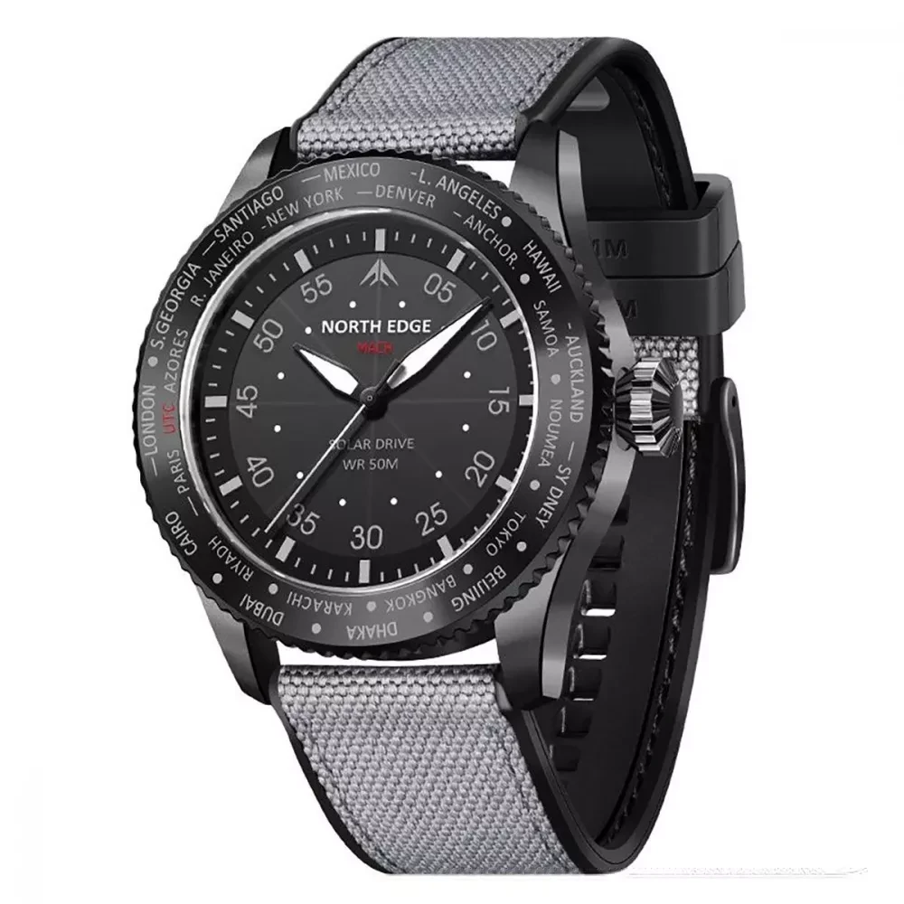 Годинник механічний NORTH EDGE MACH Black