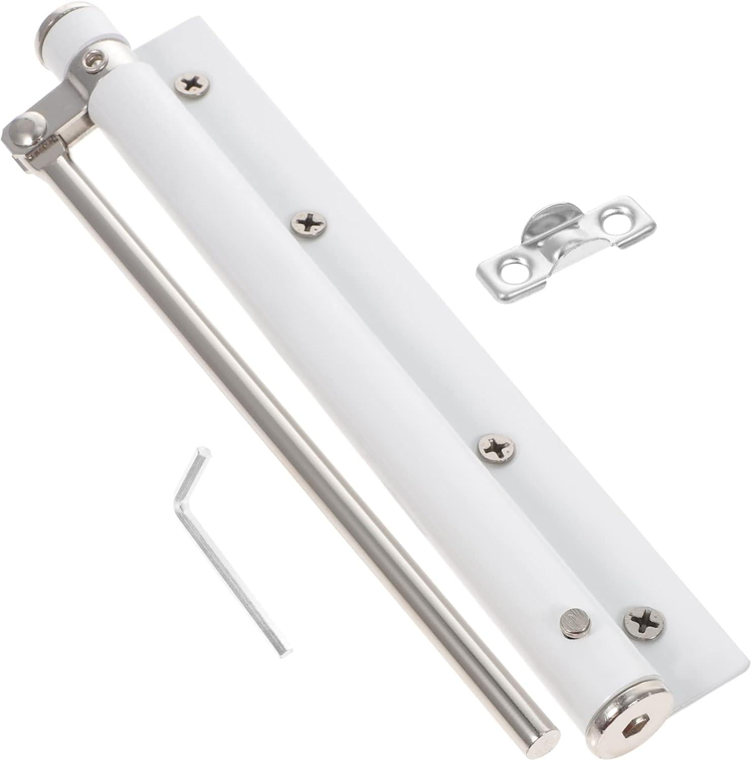 Дверний доводчик пружинний 18,8 см Білий (Е051640) Дверний доводчик пружинний 18,8 см Білий (Е051640)