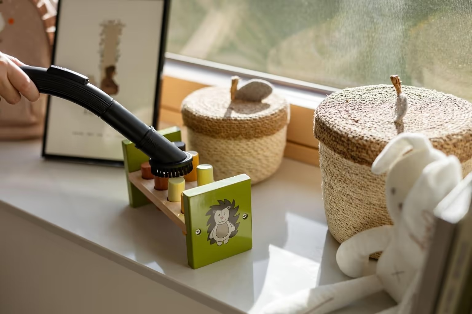 Пылесос сетевой контейнерный с HEPA фильтром для сухой уборки с телескопической трубой 3,3 л 850 Вт Черный (VCE01TABKG) - фото 9