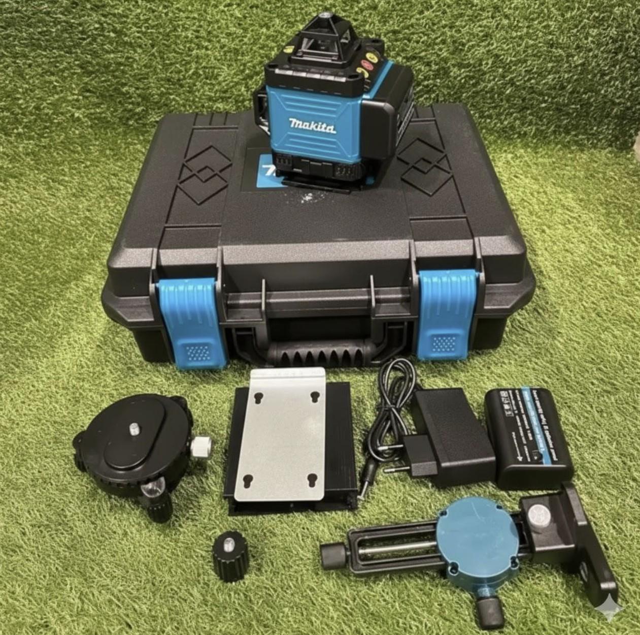 Лазерный нивелир SKR200Z 4D 16 лучей 360° Зеленый (22) - фото 5