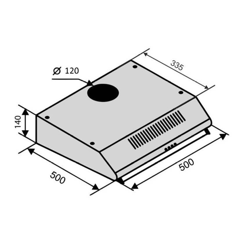 Вытяжка Ventolux ROMA 50 BK LUX - фото 8 Вытяжка Ventolux ROMA 50 BK LUX - фото 8