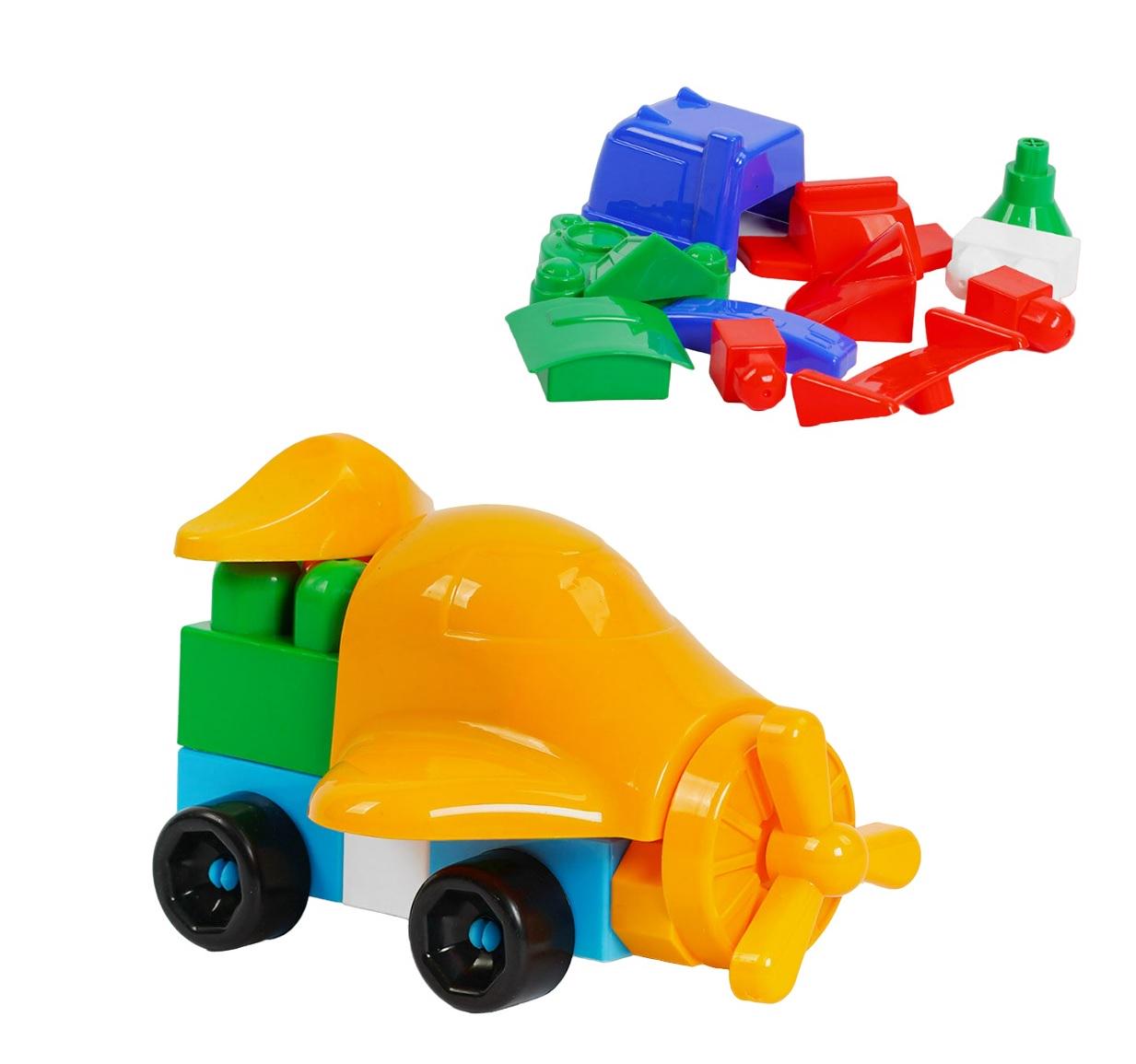 Конструктор-машина Pilsan 4 варіанти збірки 22 деталі Multicolor (128560)