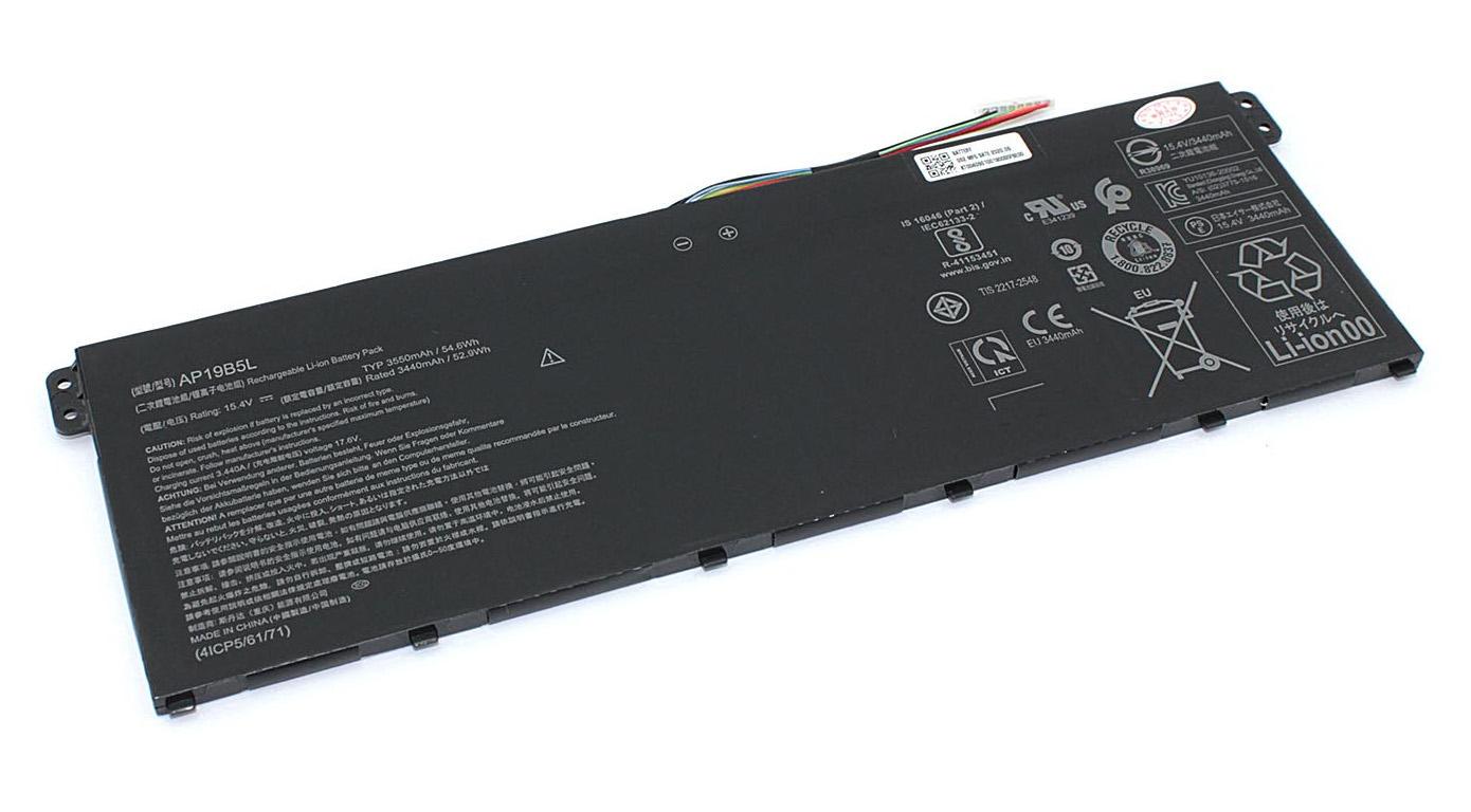 Акумулятор для ноутбука Acer AP19B5L Aspire 5 A515-44 15.4V 3550 mAh (080634)