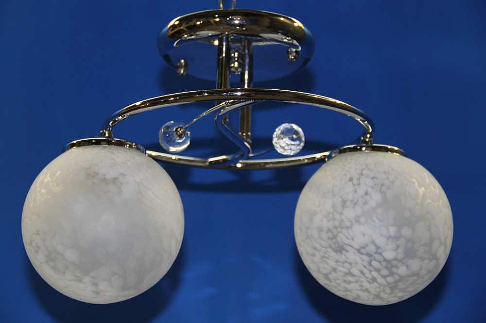 Люстра с плафонами Ray L9527/2 CR+FGD Хром (IR005509)