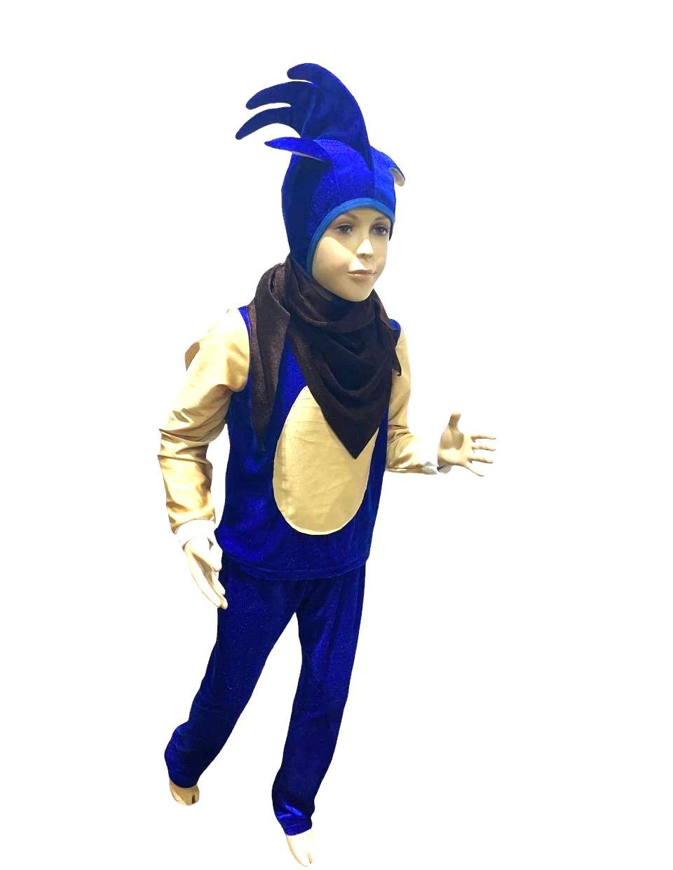 Карнавальный костюм Соника велюровый 104 см