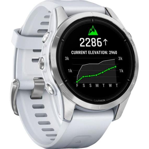 Смарт-часы Garmin Epix Pro Gen 2 42 мм Silver with Whitestone Band (010-02802-00) - фото 2