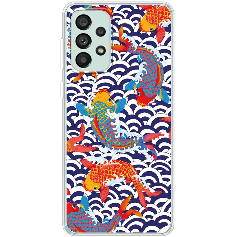 Чехол BoxFace Samsung Galaxy A73 5G (A736) Koi Fish Прозрачный силикон (44139-up2477-44139)