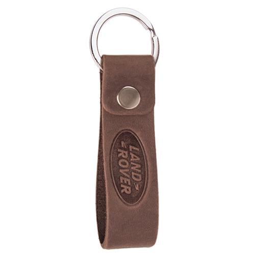 Брелок Vitol Land Rover кожаный с кольцом Brown (258410)