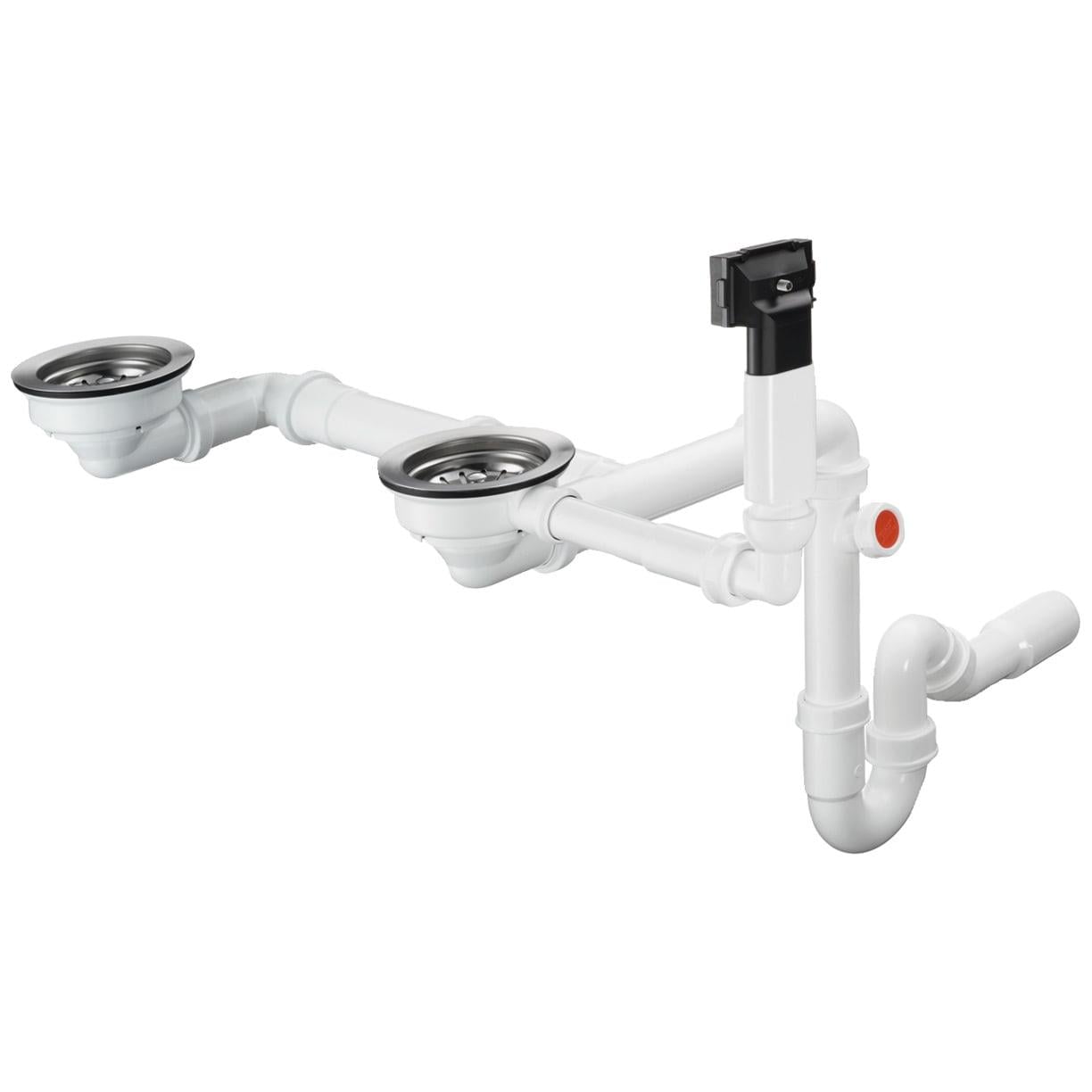 Сифон для кухонной мойки Hansgrohe D17-10 43928000 двойной 70 мм (115893)