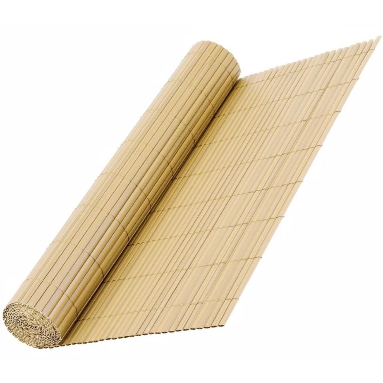 Ограждение для защиты от ветра KESSER ПВХ для балкона/террасы и сада 160х500 см Бежевый (24386559)