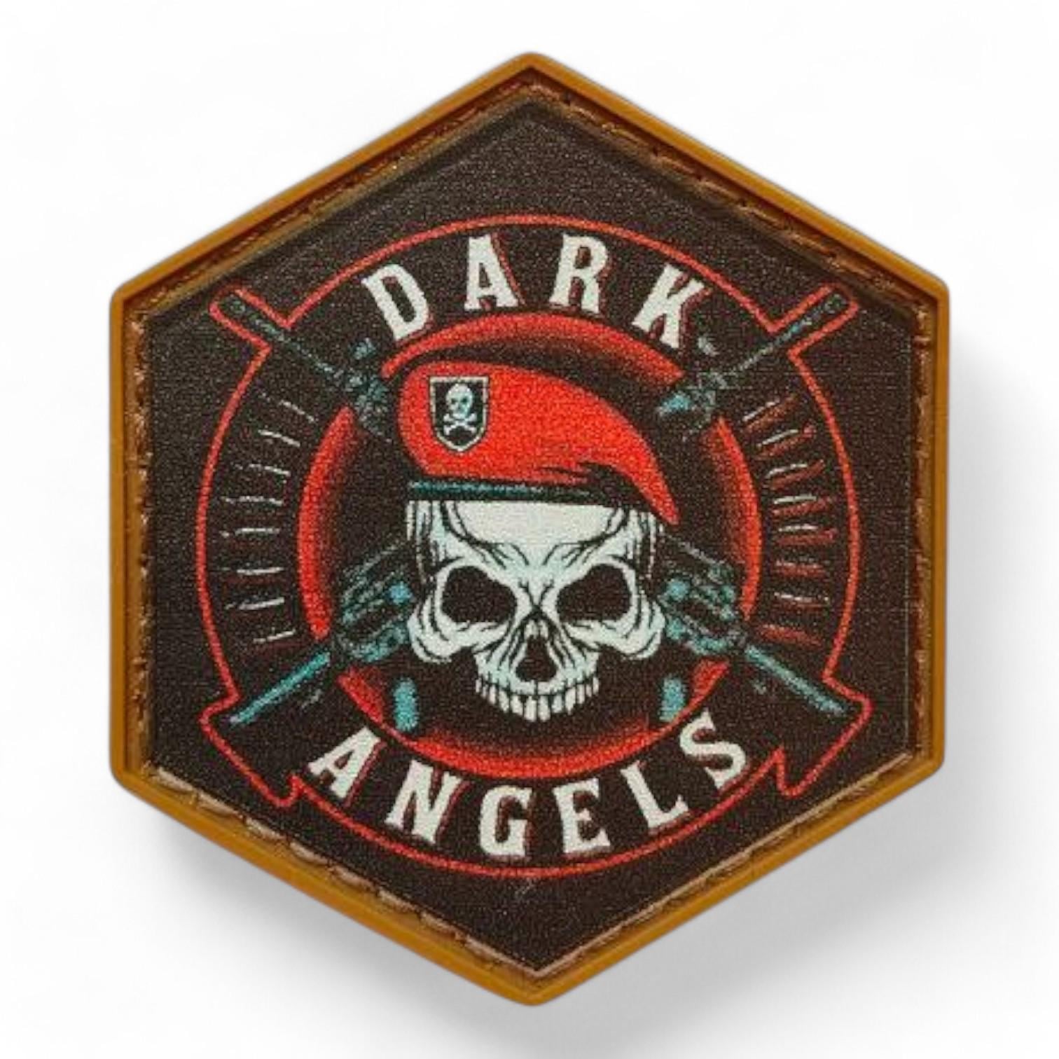 Патч-шеврон "Dark Angels" на липучке (22889041) Патч-шеврон "Dark Angels" на липучке (22889041)