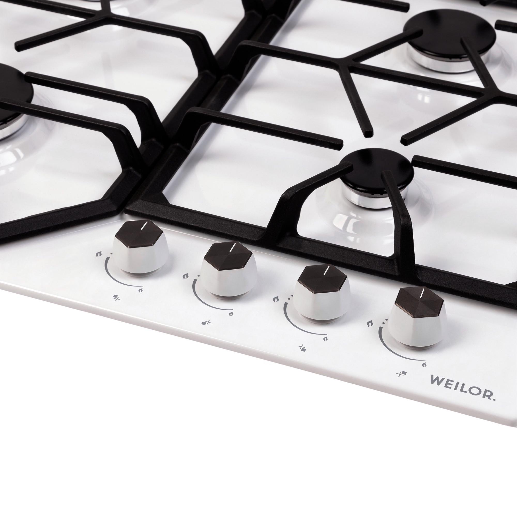 Варочная поверхность газовая WEILOR GM 604 WH - фото 5 Варочная поверхность газовая WEILOR GM 604 WH - фото 5