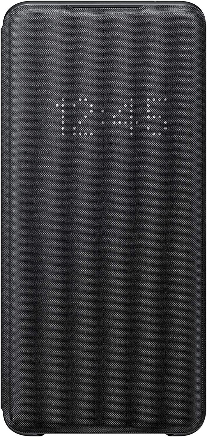 Смарт чохол книжка Samsung Galaxy S20 Ultra 5G SM-G988 LED Wallet Cover Black Чорний