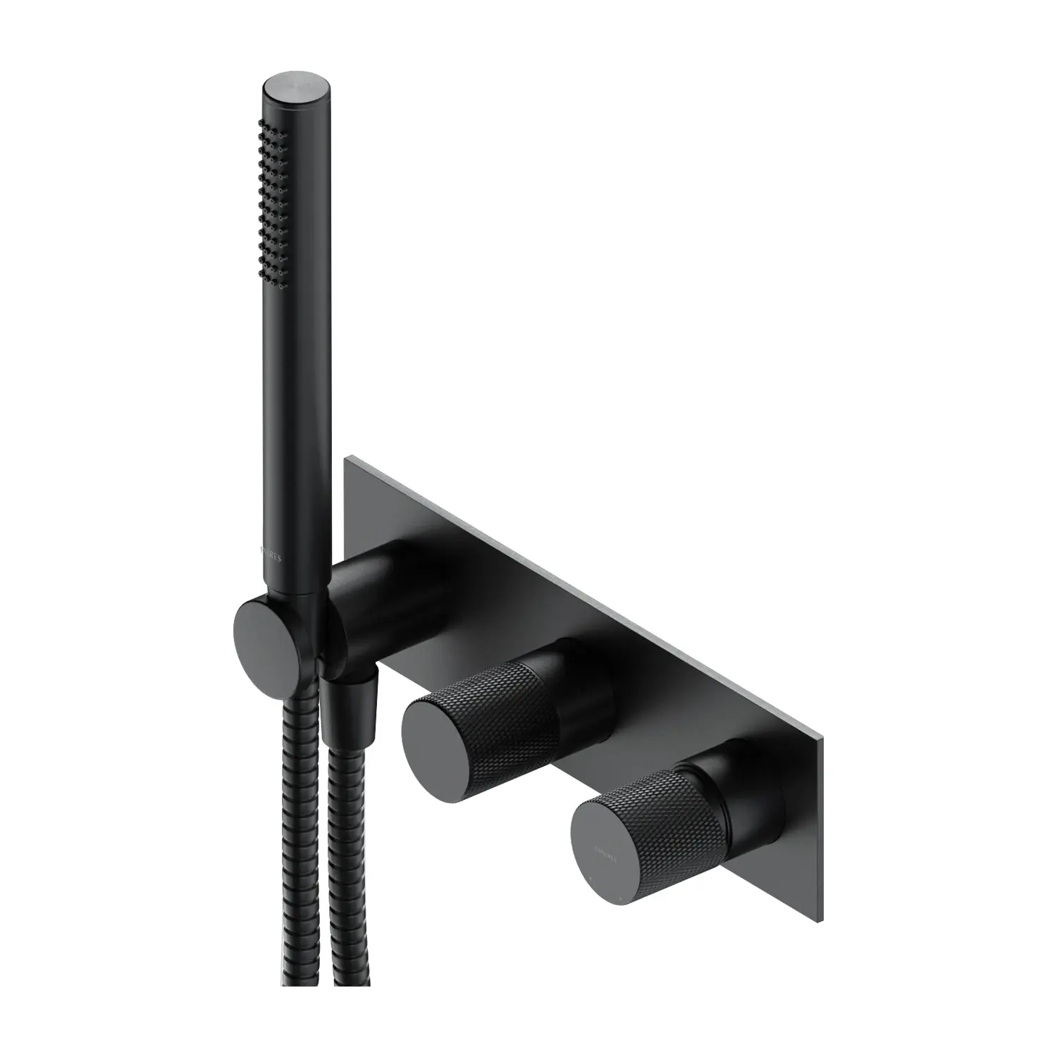 Смеситель для душа Omnires Contour двухвентильный Антрацит матовый (CT8035/1AT)