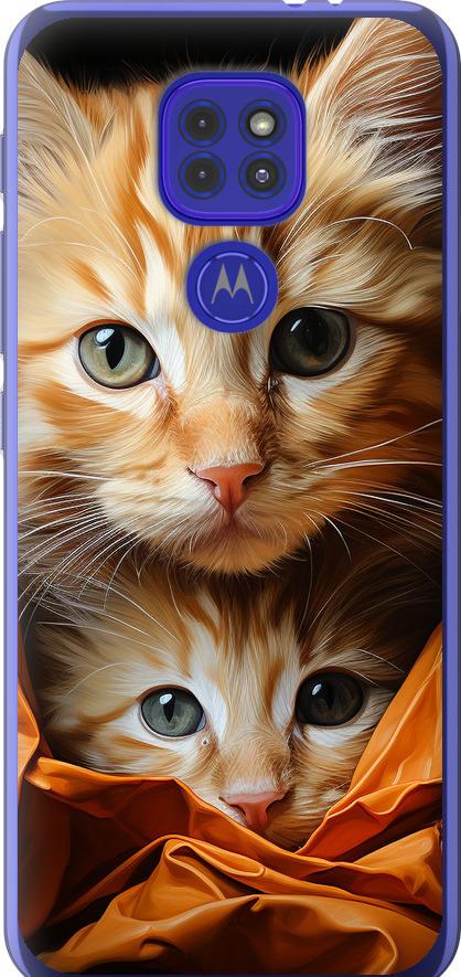 Чехол на Motorola G9 Play Котики 2 (5664u-2105-42517) Чехол на Motorola G9 Play Котики 2 (5664u-2105-42517)