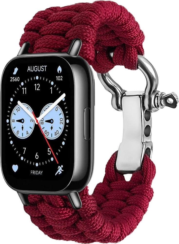 Ремешок из паракорда Ruper для смарт-часов Redmi Watch 5 Lite/5 Active Wine (40514-42)