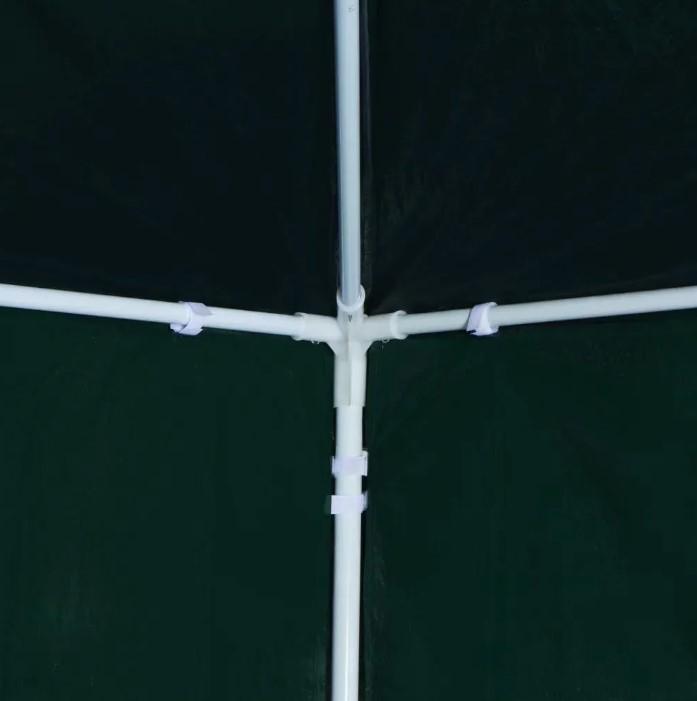 Павильон садовый с 6 стенками 3х6 м Зеленый (30501485) - фото 3