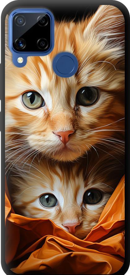 Чехол на Realme C15 Котики 2 (5664b-2063-42517)