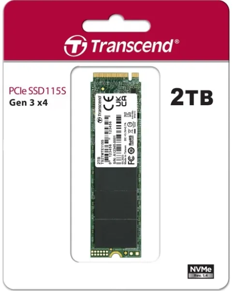 Накопичувач SSD Transcend 115S 2TB M.2 2280 (TS2TMTE115S) - фото 3
