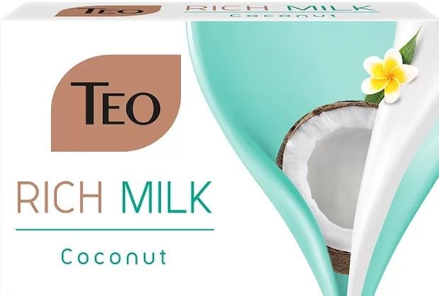 Мыло твердое Тео Rich Milk Coconut 90 г (7742)