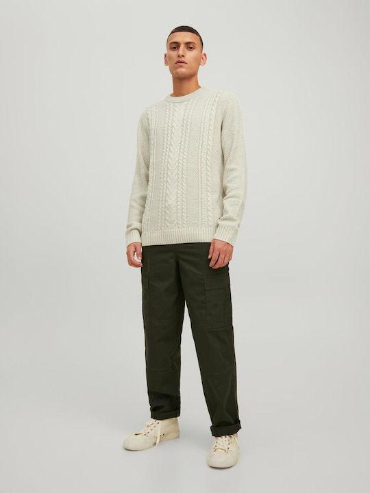 Светер Jack & Jones Craig Knit Crew L Білий (12220809) - фото 3