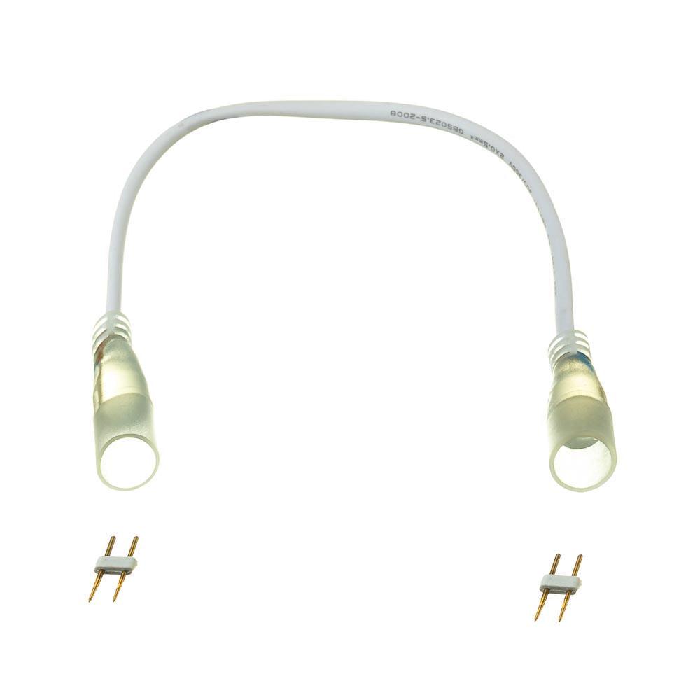 Коннектор двухсторонний AVT для круглого неона 220V 2835-120 с проводом (1020884)