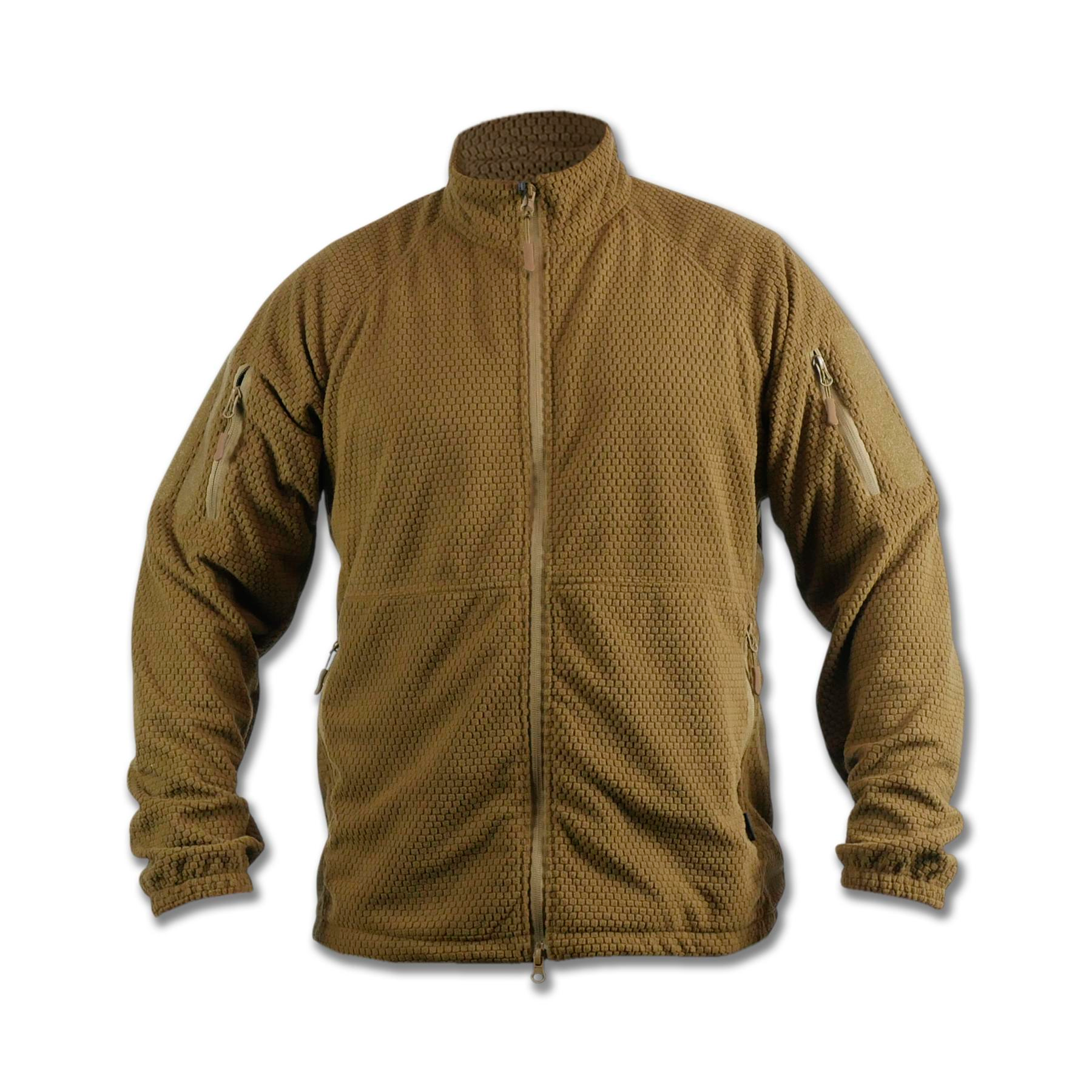 Кофта вітрозахисна Militex з жакардового флісу XL Койот (1275-XL) Кофта вітрозахисна Militex з жакардового флісу XL Койот (1275-XL)