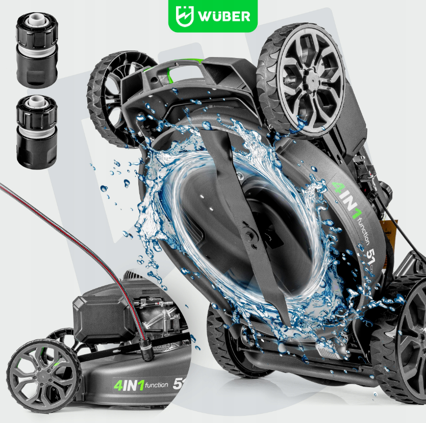 Газонокосарка бензинова Wuber 70 л 51 см (W09101) - фото 4 Газонокосарка бензинова Wuber 70 л 51 см (W09101) - фото 4