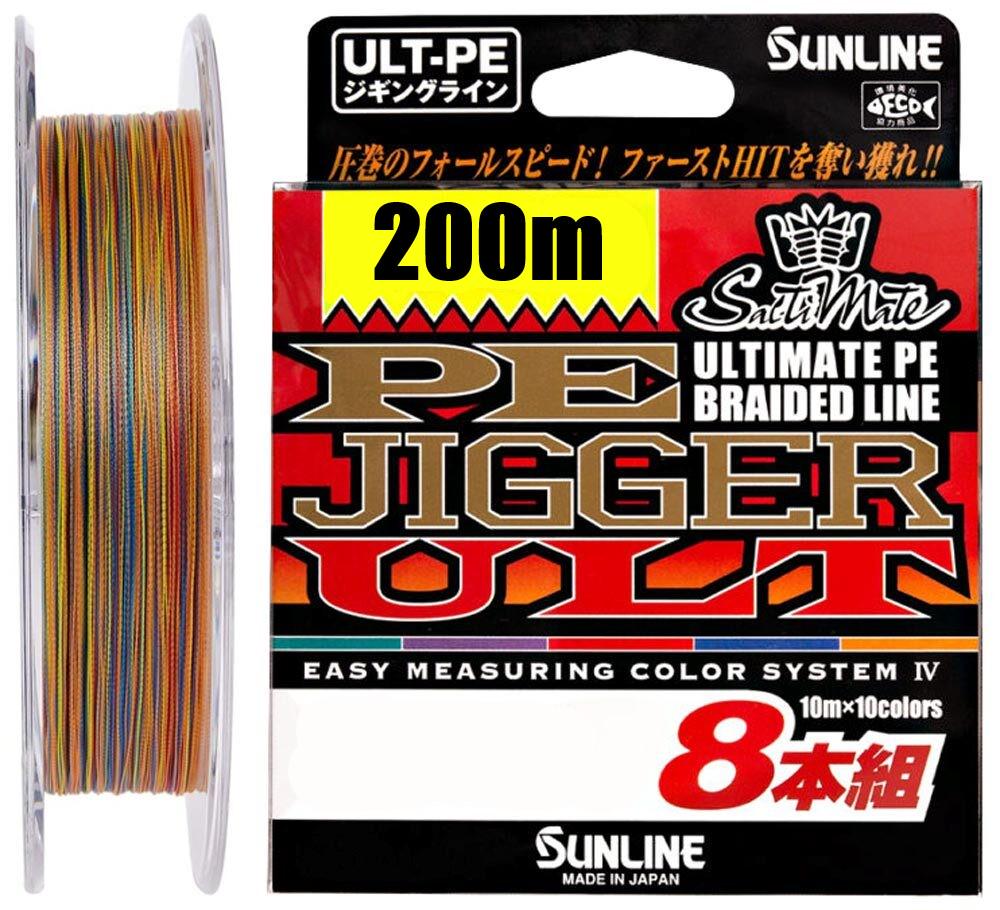 Шнур Sunline PE-Jigger ULT x8 200 м 0,165 мм 7,7 кг Multicolor (1013-1658.11.04)