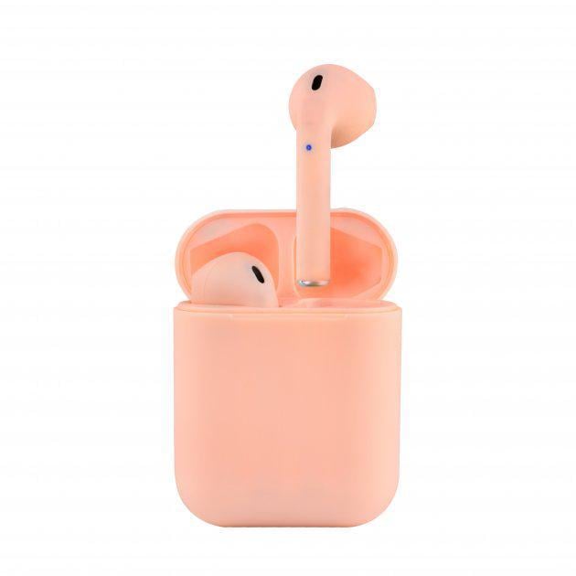 Наушники беспроводные tws AURA i12 Peach-matt