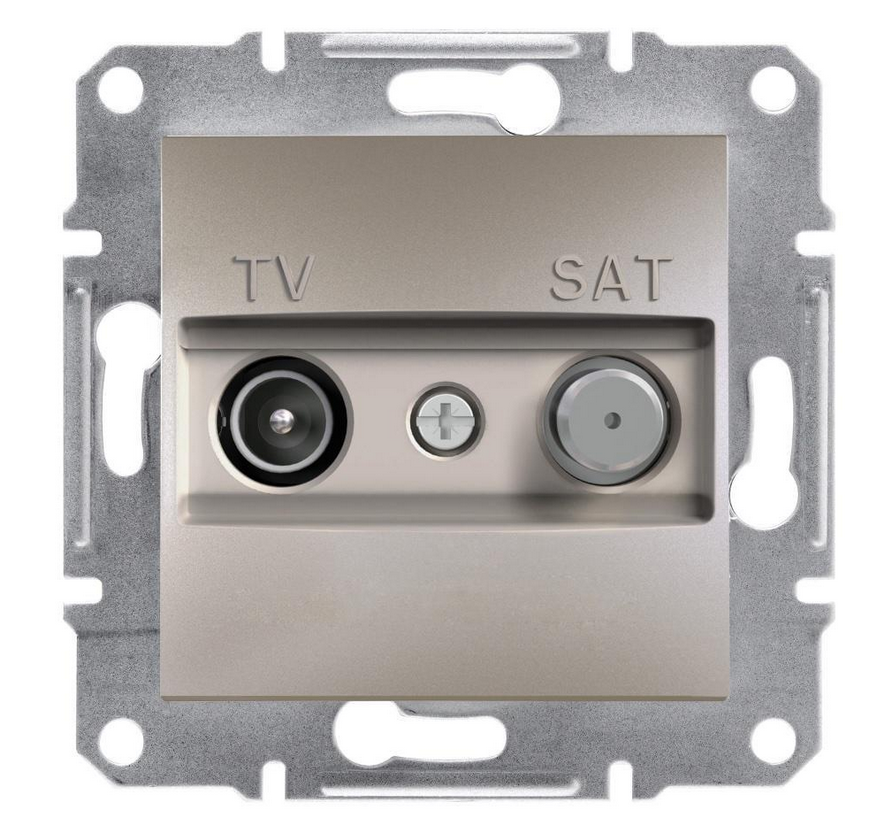 Розетка TV-SAT конечная 1 dB Schneider Electric Бронзовый (EPH3400469)