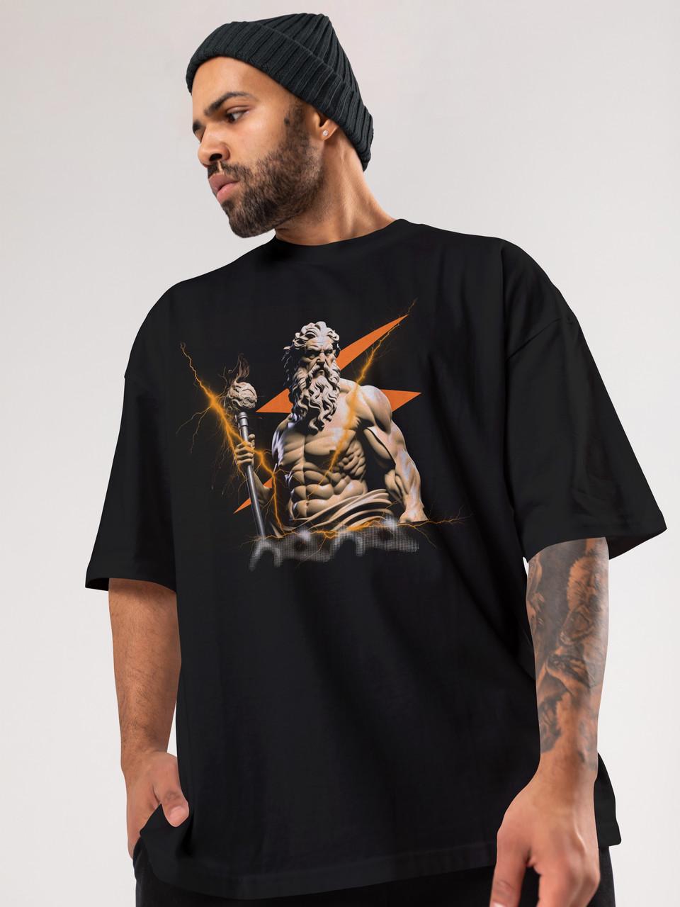 Футболка чоловіча оверсайз Mishe Urban 113014 XL Чорний (113014_14)