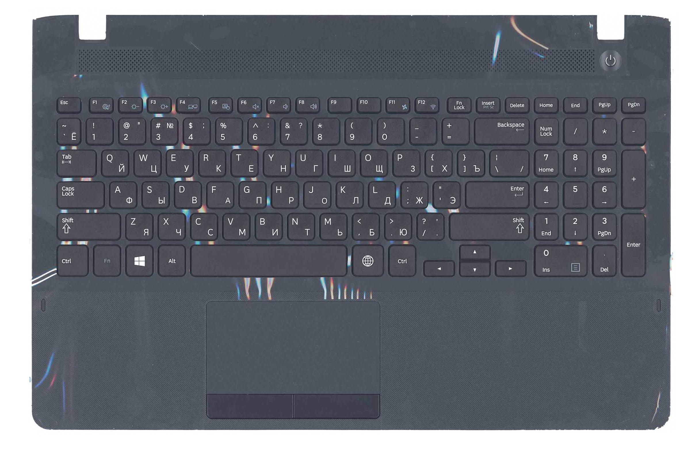 Клавиатура для ноутбука Samsung NP270B5E Black TopCase Black