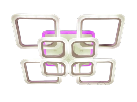 Люстра потолочная с димером LED A8060/4+4GR 3col dim (2437596990)