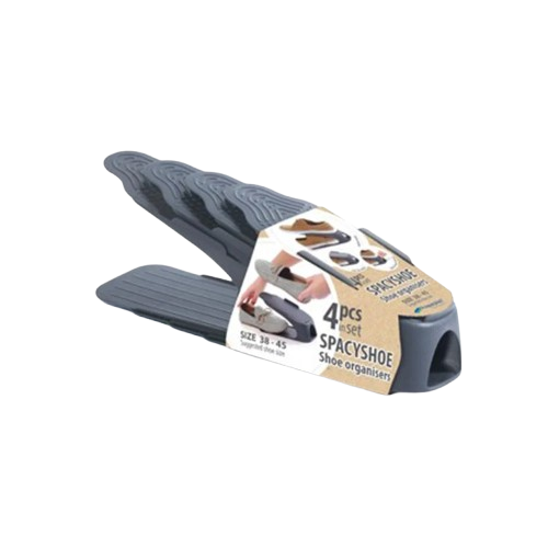 Набір підставок для взуття Prosperplast Spacyshoe р. 38-45 4 шт. Антрацитовий (34489-433)