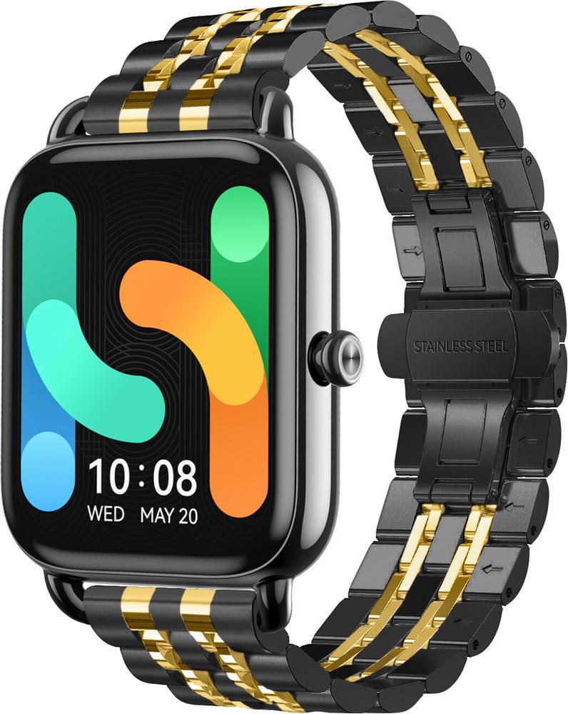 Браслет металевий Spinye Line для Haylou RS4 Plus LS11 Black Gold (40630-02)