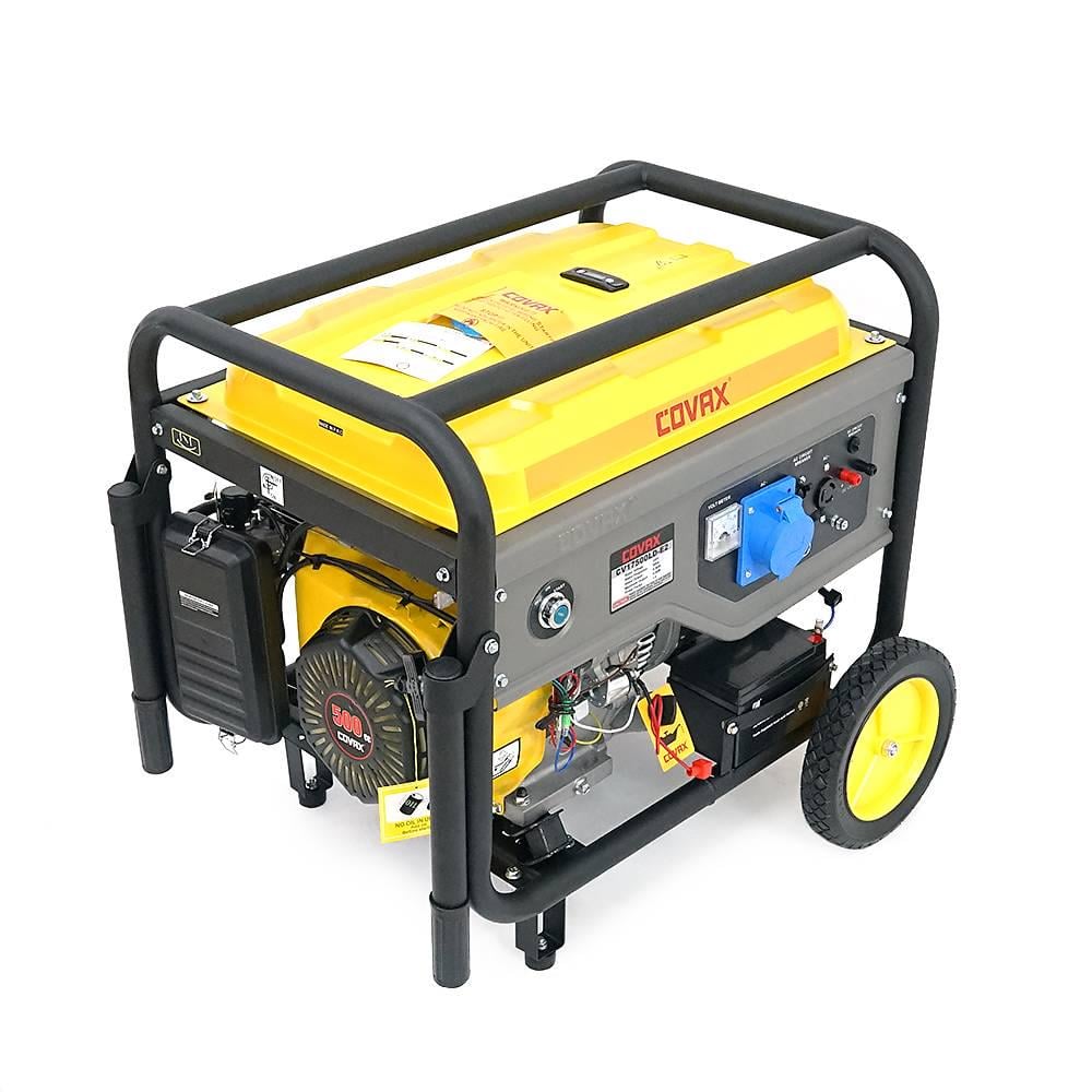 Генератор бензиновий Covax CV17500LD-E2 8,5kW однофазний 220V 50Hz DC12V 20HP Recoil/Electric Starter tank 25L 705x560x570 мм 88 кг (39155)