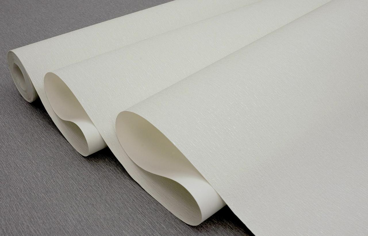 Обои флизелиновые SINTRA Moonlight UNI 500705 фон винил горячего тиснения 1,06х10,05 м Белый