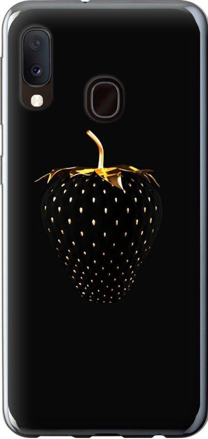 Чехол на Samsung Galaxy A20e A202F Черная клубника (3585t-1709-42517)