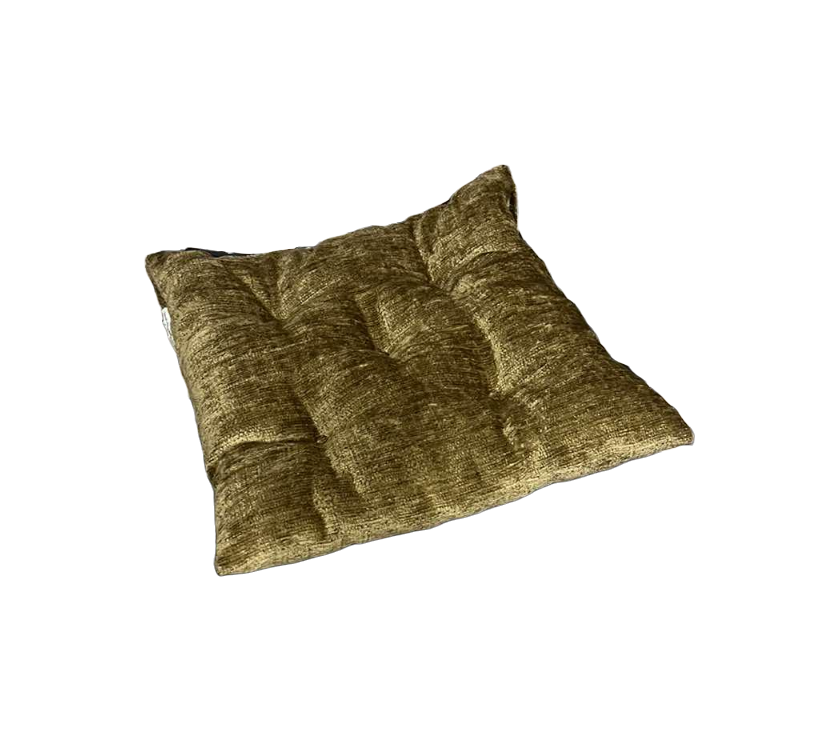 Подушка для стільців/табуретів 40х40х6 см Світло-коричневий (84-036)