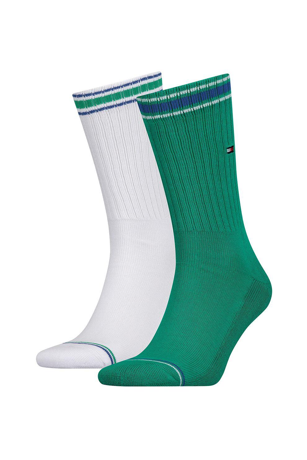 Носки Tommy Hilfiger Men Iconic Sock Sports 2 пары р. 43-46 Amazon green/White (372020001-075)