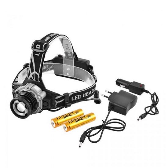 Ліхтар налобний акумуляторний W002-XPE Zoom