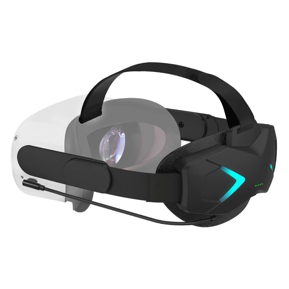Крепление с аккумулятором и RGB подсветкой для Oculus Quest 2 (ACS-KRWAARGBLQ2)