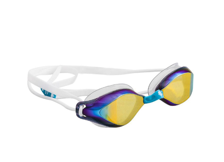 Окуляри для плавання MadWave VISION II RAINBOW M042730002 Білий/Блакитний (6936116102493)