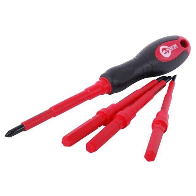 Набір діелектричних викруток зі знімною рукояткою Intertool VT-2105 5 пр.