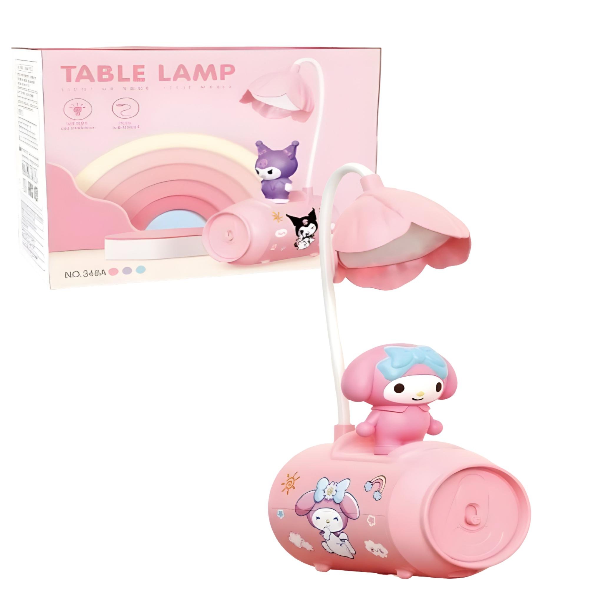 Настольная лампа Май Мелоди баночка Розовый (347D) - фото 2 Настольная лампа Май Мелоди баночка Розовый (347D) - фото 2