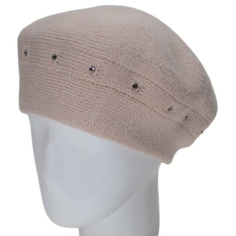 Берет женский Lirus Лорен двойной полушерстяной Лен (119041)