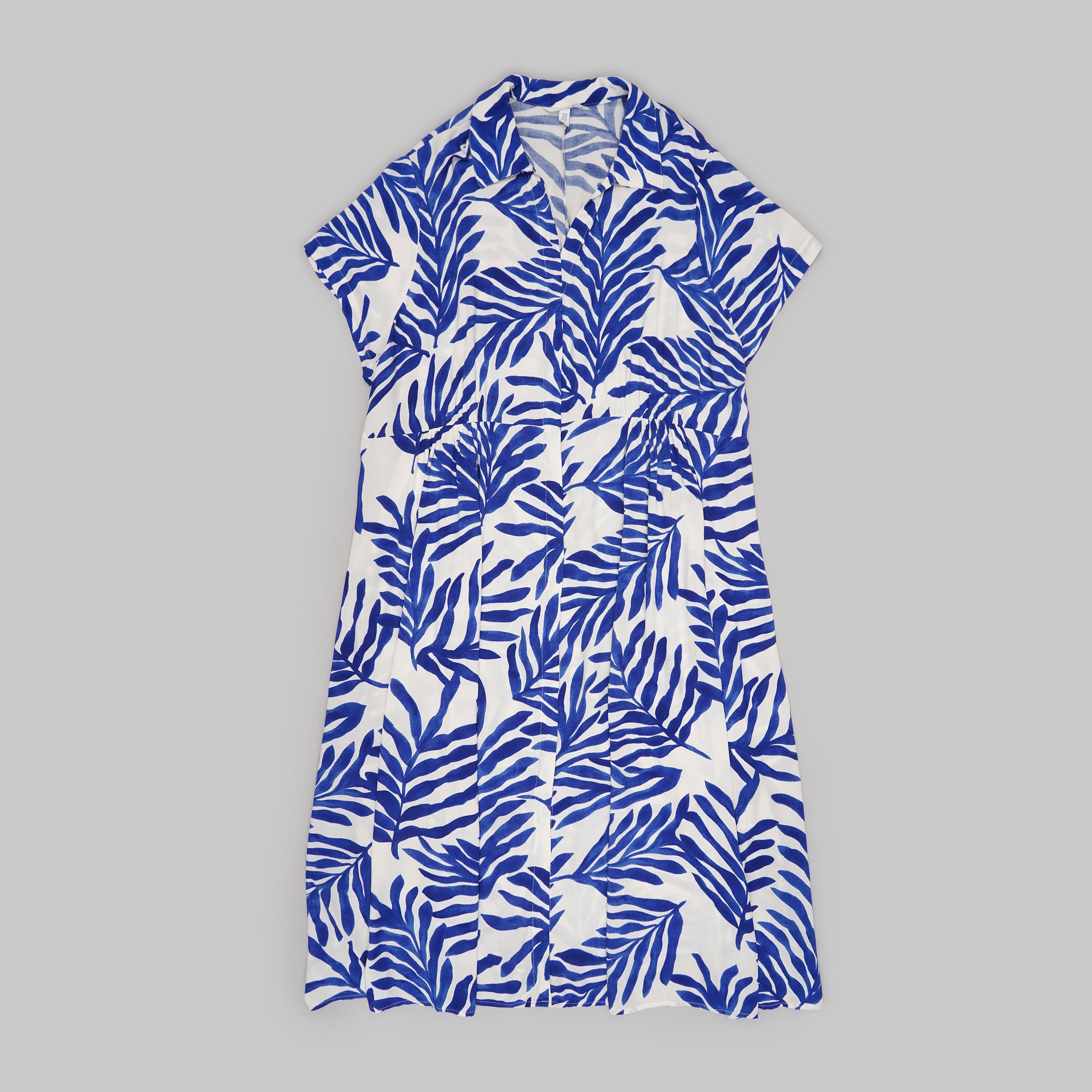 Сукня H&M Візерунок 3XL Біло-синій (A19099420753)