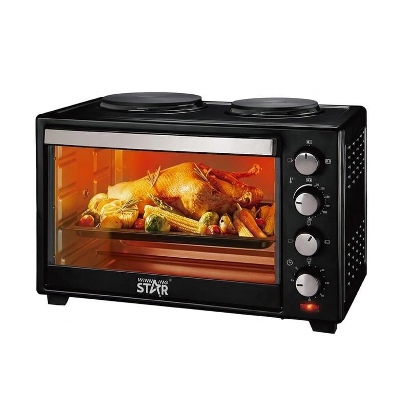 Електрична піч Winningstar ST-9601 1600W 40L Black (33537578) Електрична піч Winningstar ST-9601 1600W 40L Black (33537578)