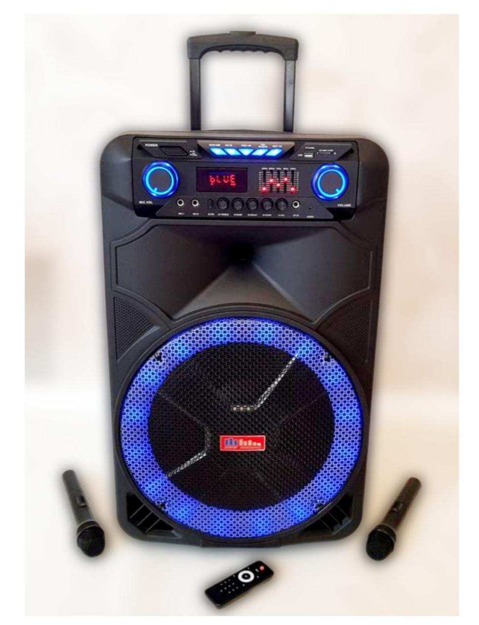 Колонка акустическая ZXX-1011 15 USB/SD/FM/BT/2MIC/ДК с микрофонами (2251776747) - фото 2